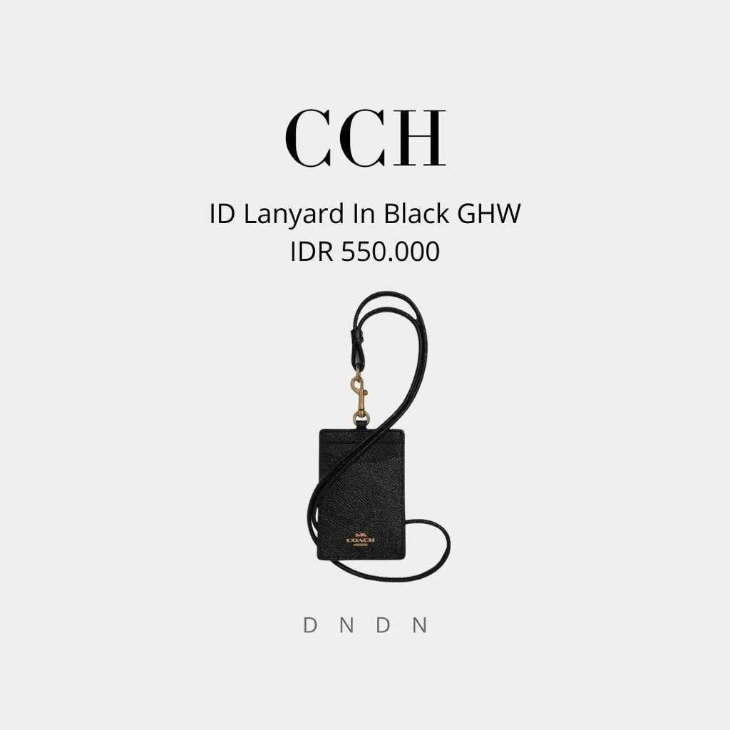 

ID Lanyard In Black GHW