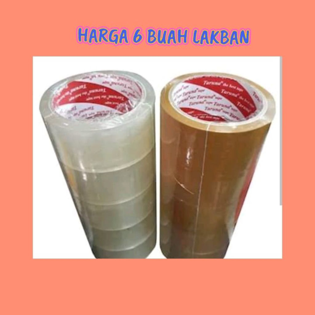 

LAKBAN BENING & COKLAT 1 SLOP ( ISI 6 BIJI )