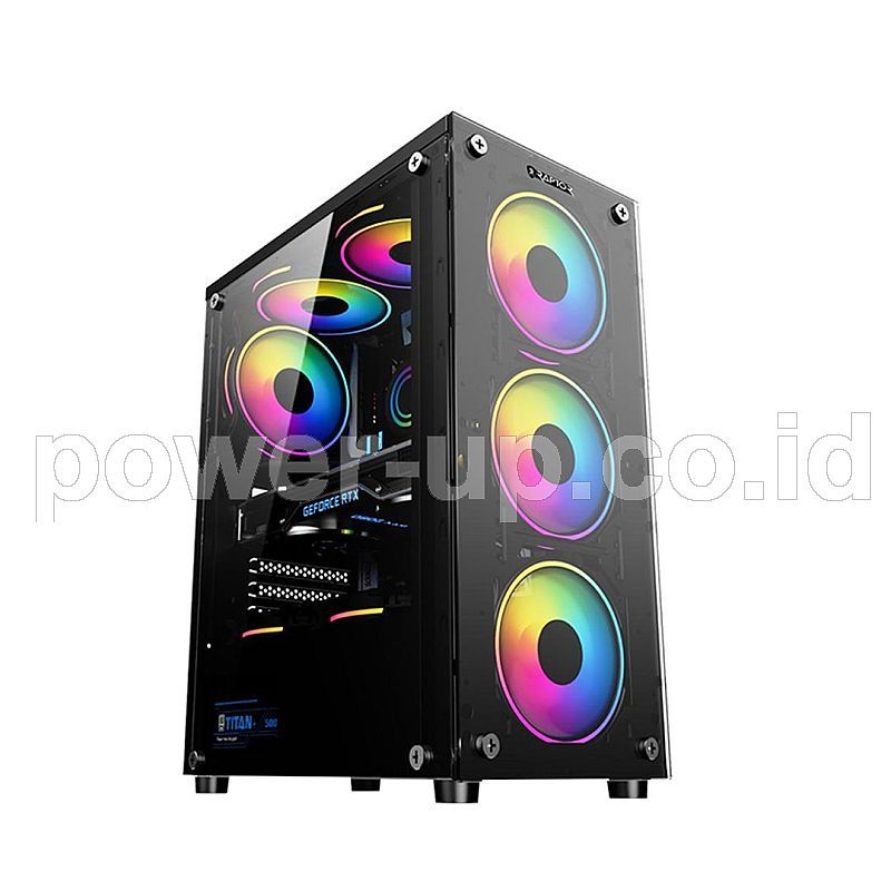 PC Komputer Rakitan Gaming Intel i5 6500 Ram 16gb Vga RX 580 8GB Fullset Monitor Samsung 27 Inch