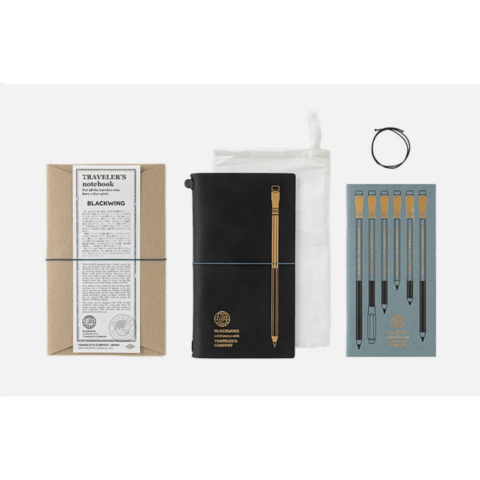 

Travelers Notebook BLACKWING Limited Black Color Regular Size