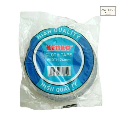 

Cloth Tape Kenko 24 mm | Lakban Kain Kenko Warna Hitam