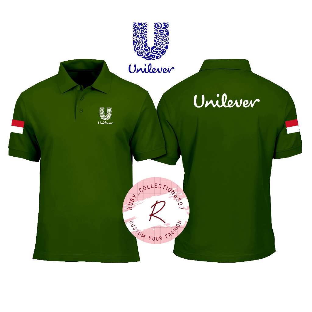 KAOS MODEL POLO KERAH Unilever - KAOS POLO SHIRT UNILEVER TERBARU
