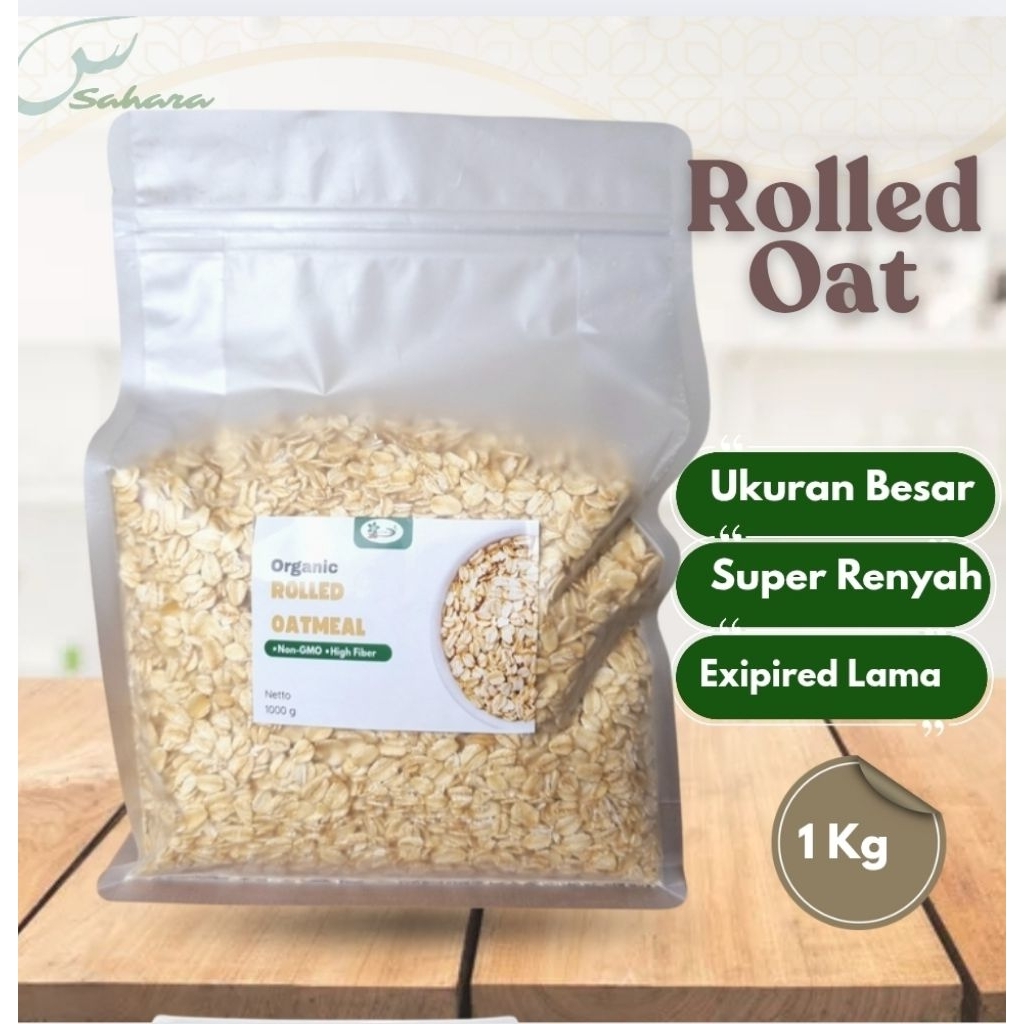 

Rolled Oat 1 Kg Oarmeal Overnight oat