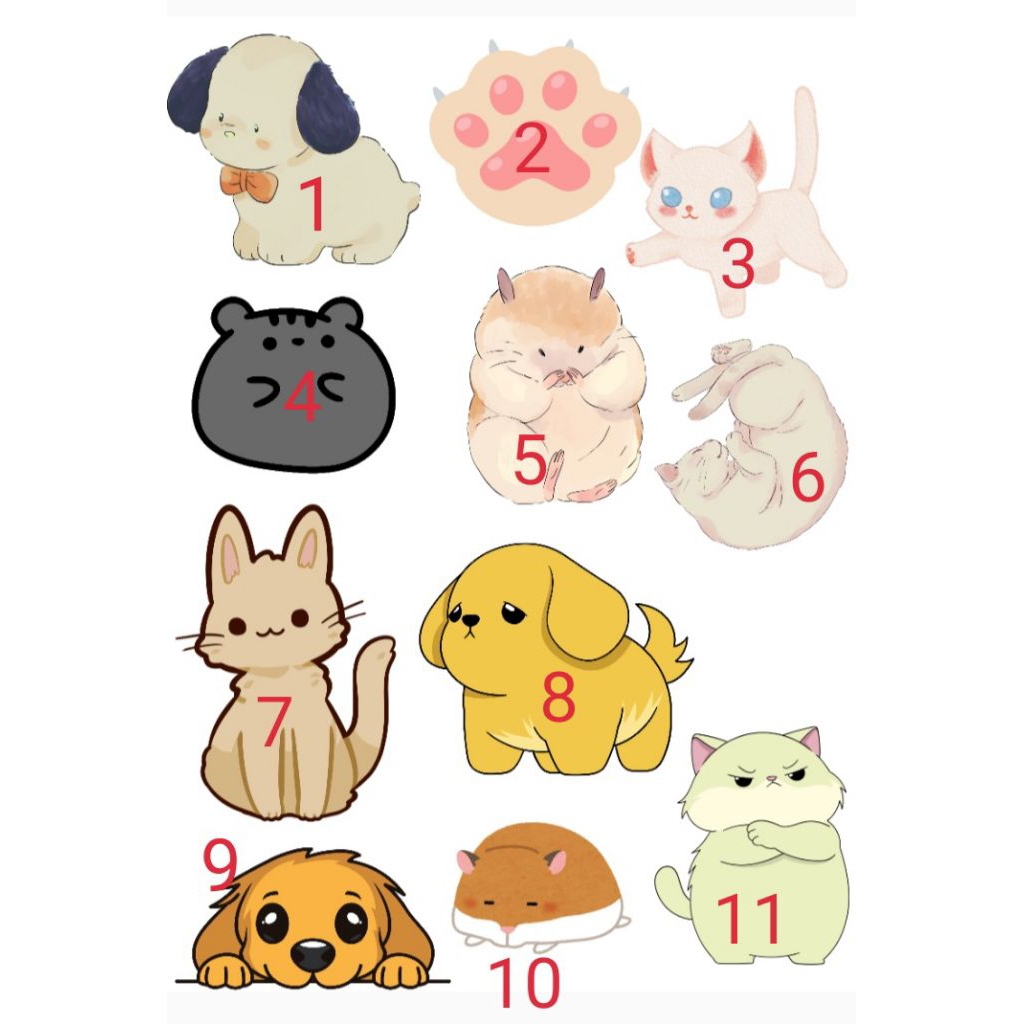 

paket sticker lucu/vintage/hewan/bunga murah