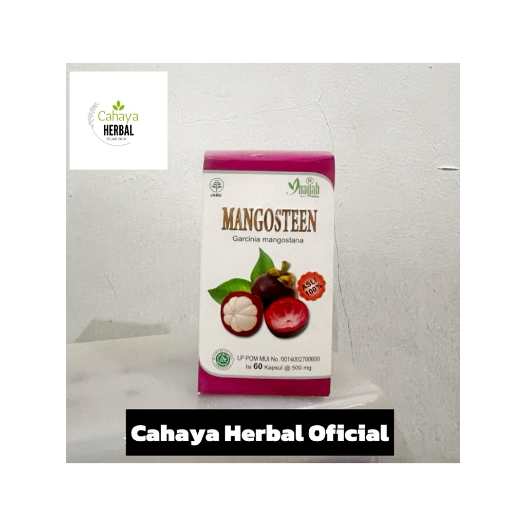 MANGOSTEEN Kapsul Kulit Manggis Inayah Isi 60Kapsul mangosteen mangosten