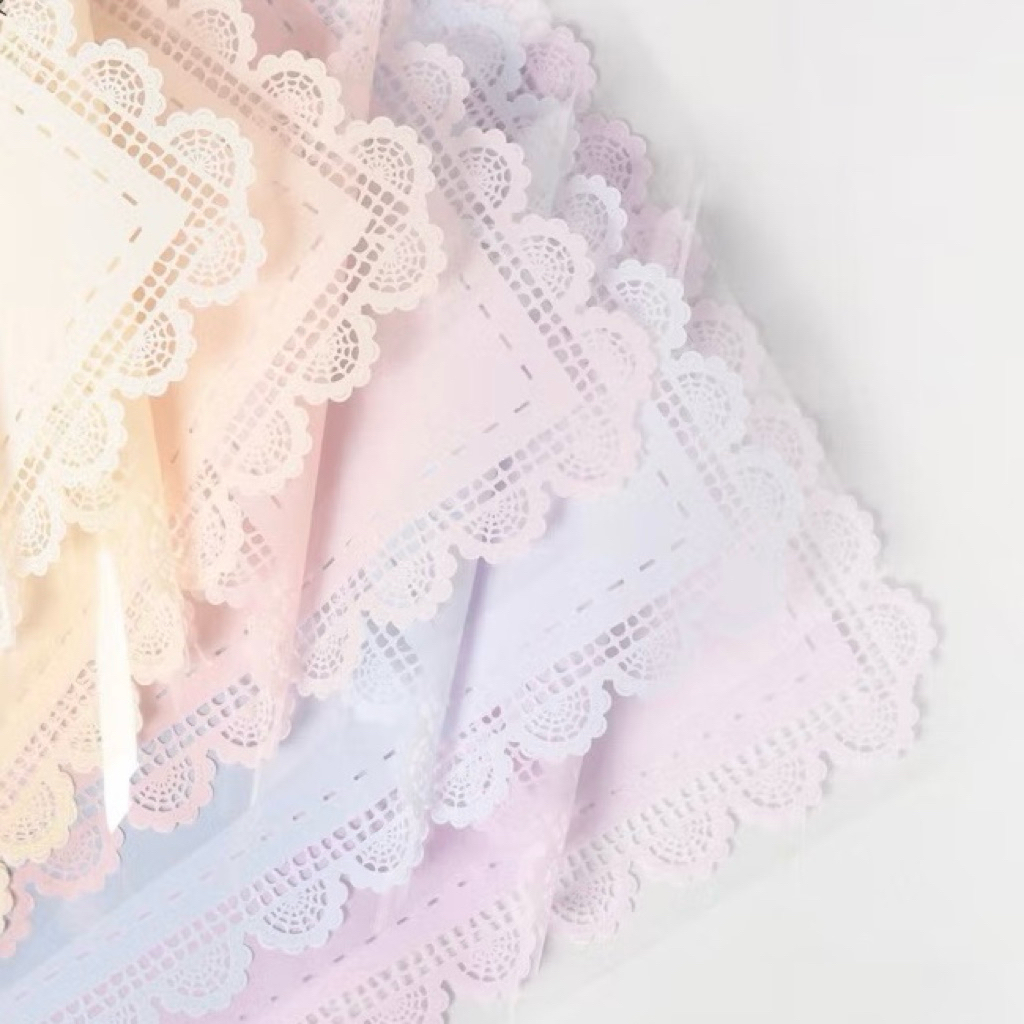 

Cellophane OPP COLOR LACE / RENDA Florist Kertas Kado Waterproof - Flower Wrapping Paper / Kertas Buket