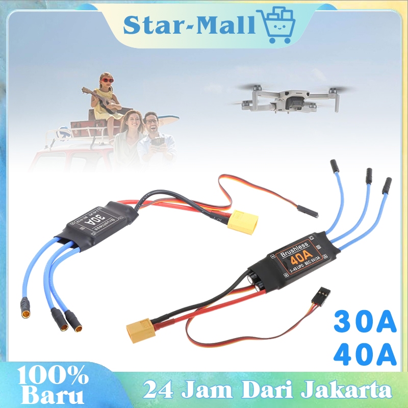 Esc 30a 40a Brushless Esc Controller