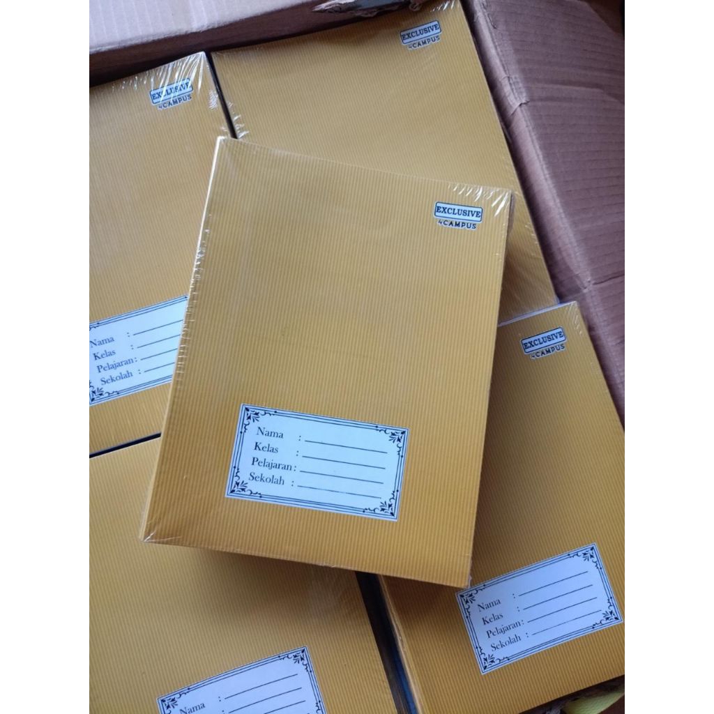 

BUKU TULIS CAMPUS KUARTO SAMPUL COKLAT 38 LEMBAR ISI 10 BUKU
