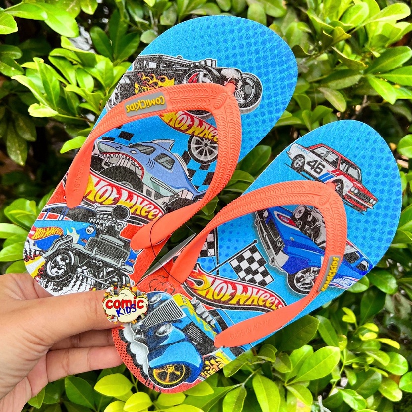 KODE B83K Sandal Jepit Anak Laki Laki Comickids Sendal Balita Flip Flop Cowok 3 4 5 6 Tahun Jpitz Ho