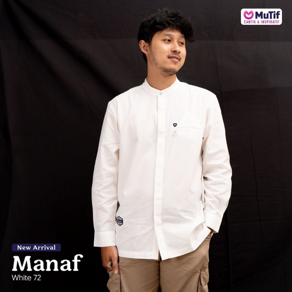 KEMEJA KOKO PANJANG MANAF | KOKO MUTIF TERBARU LENGAN PANJANG