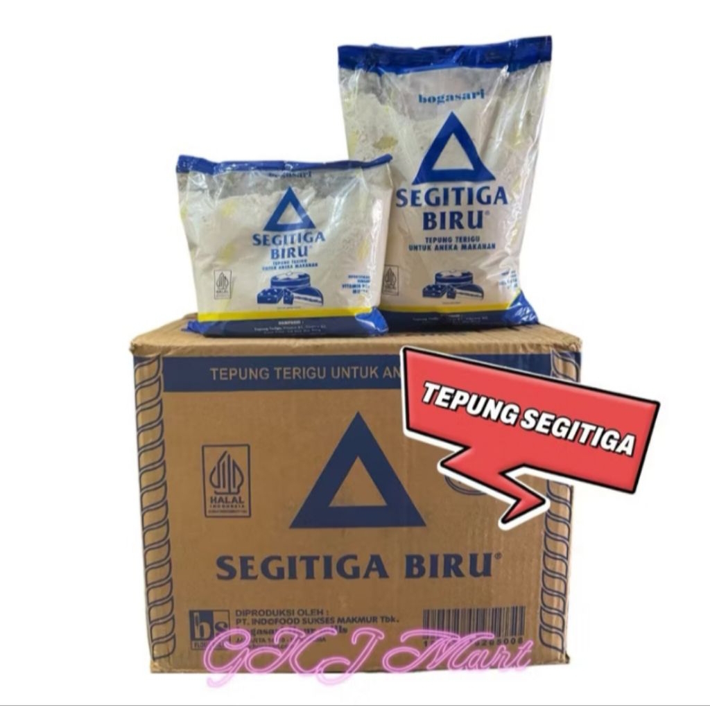 

(Ecer) Bogasari Segitiga Biru Tepung Teriguh 500 gr & 1000 gr