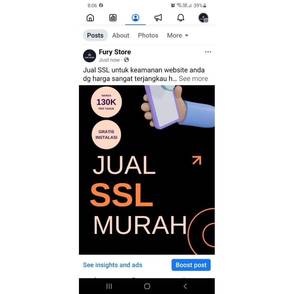 

Sertifikat SSL PositiveSSL DV dari Sectigo