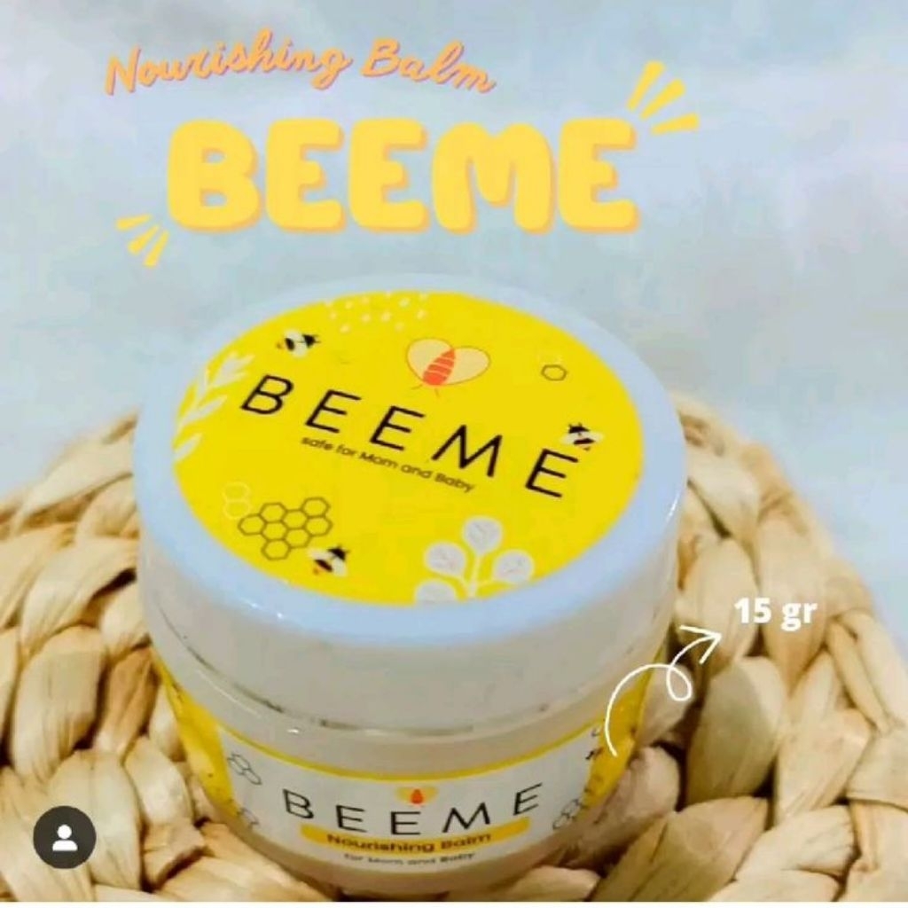 Beeme Nourishing Balm, Skincare Ibu dan Anak, beeme skincare bayi, beeme krim wajah bayi, beeme offi