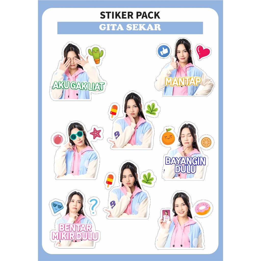 

[Ver.1] GITA STIKER PACK JKT48 GITA SEKAR