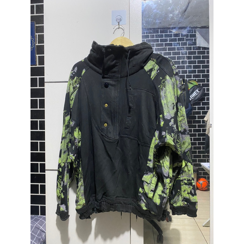 Jaket Half Zipper Kancing preloved