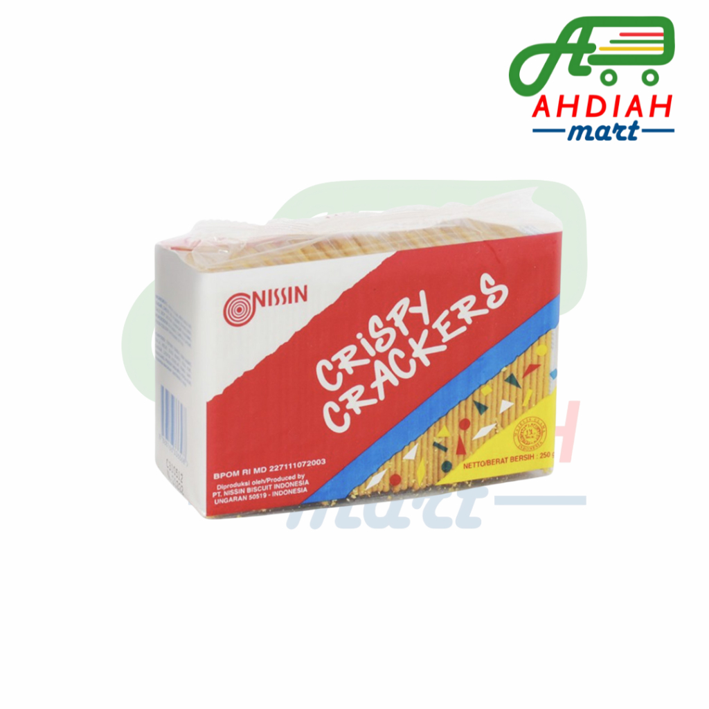 

CRISPY CRACKERS, biskuit asin guri