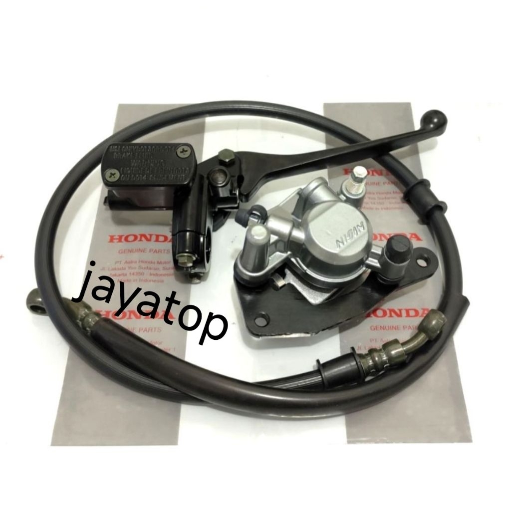 selang rem+master rem+kaliper depan Honda beat karbu,beat esp,beat fi,beat pop,beat street