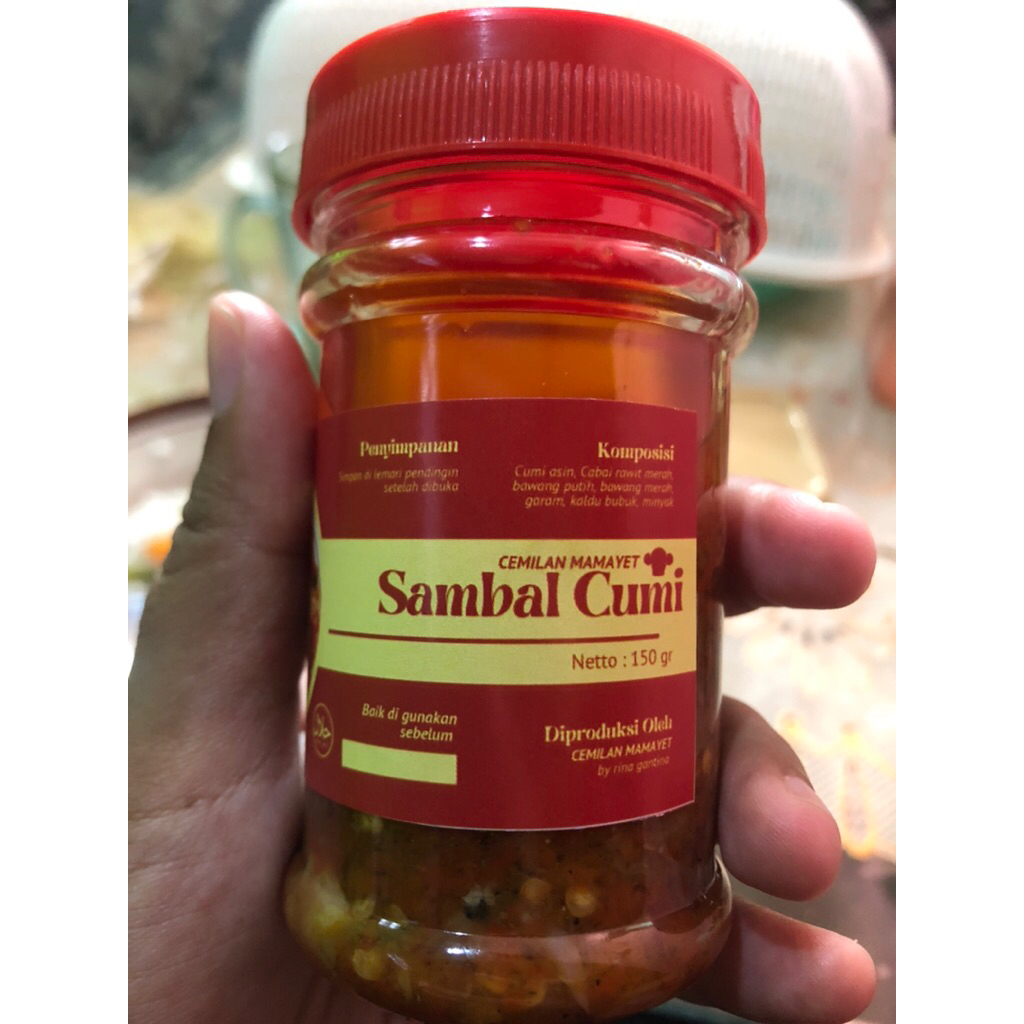 

Sambel Baby Cumi 150gr