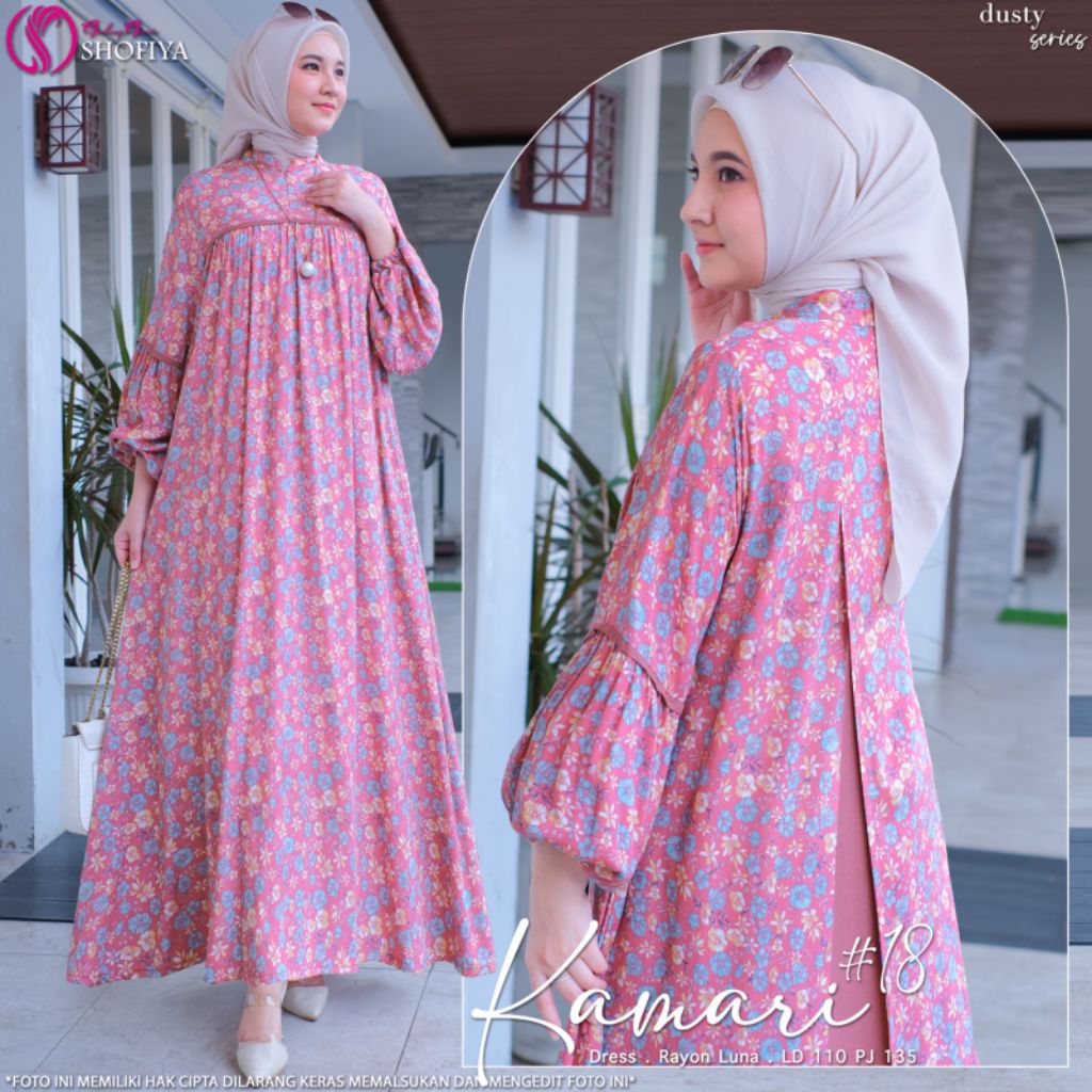 (NEW) GAMIS DRESS FASHION MUSLIM // MICHELLE - KAMARI LD-110 DRESS BY SHOFIYA