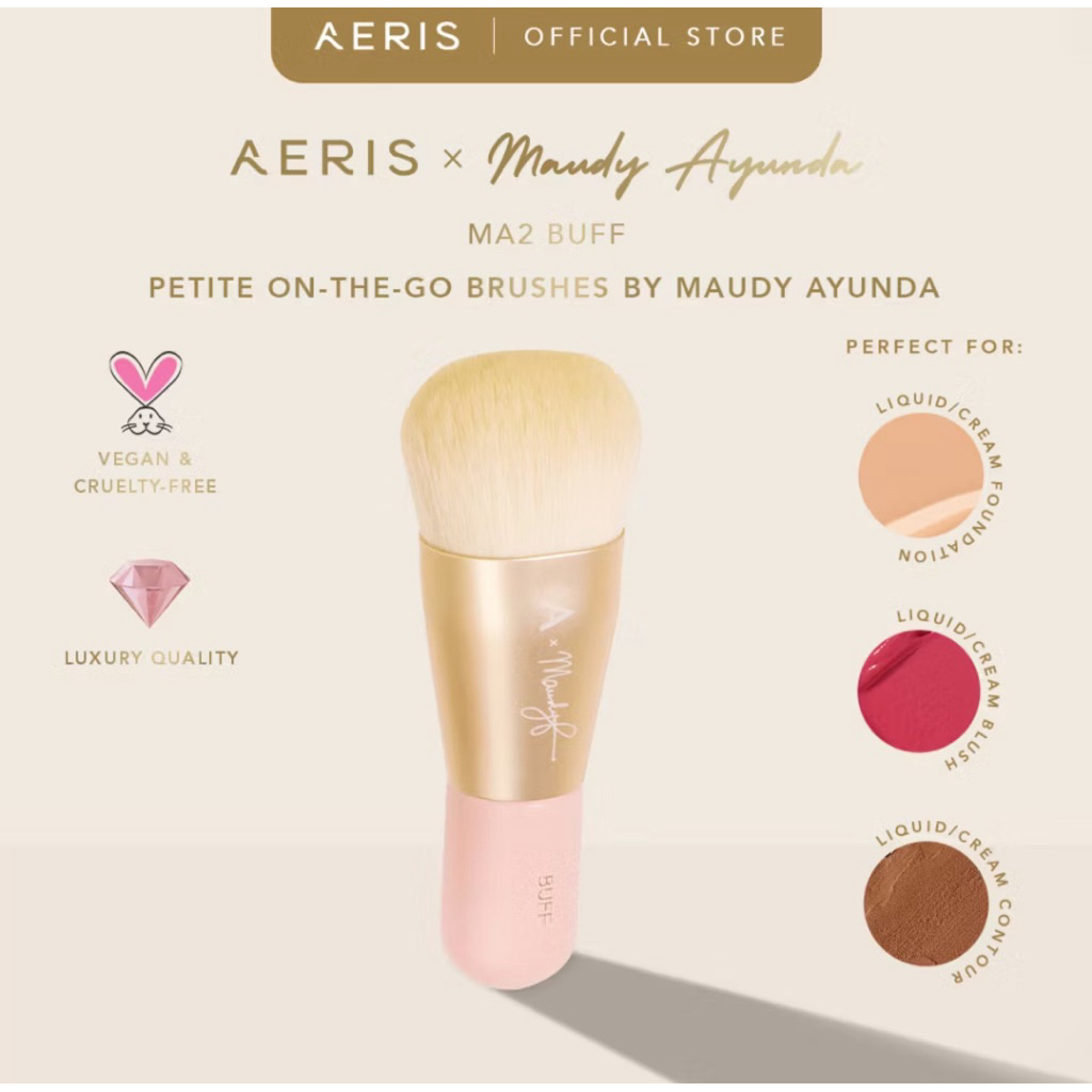 Individual Brushes Aeris Beauté x Maudy Ayunda-Buffing brush
