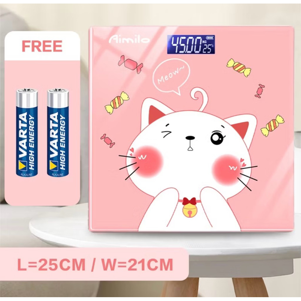 JS Timbangan Badan Digital Akurat/Timbangan Layar led