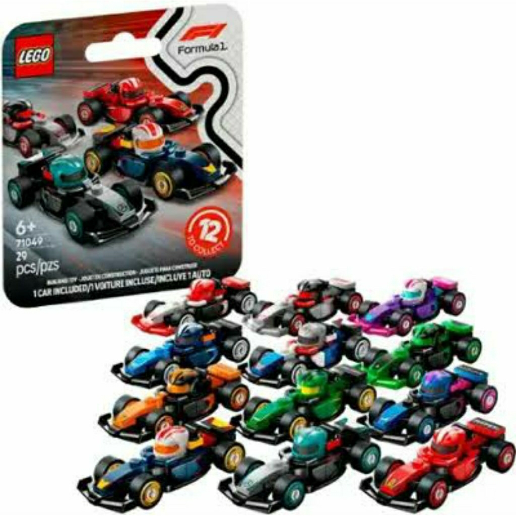 Lego 71049 Minifigur Formula 1 Mobil Balap Koleksi