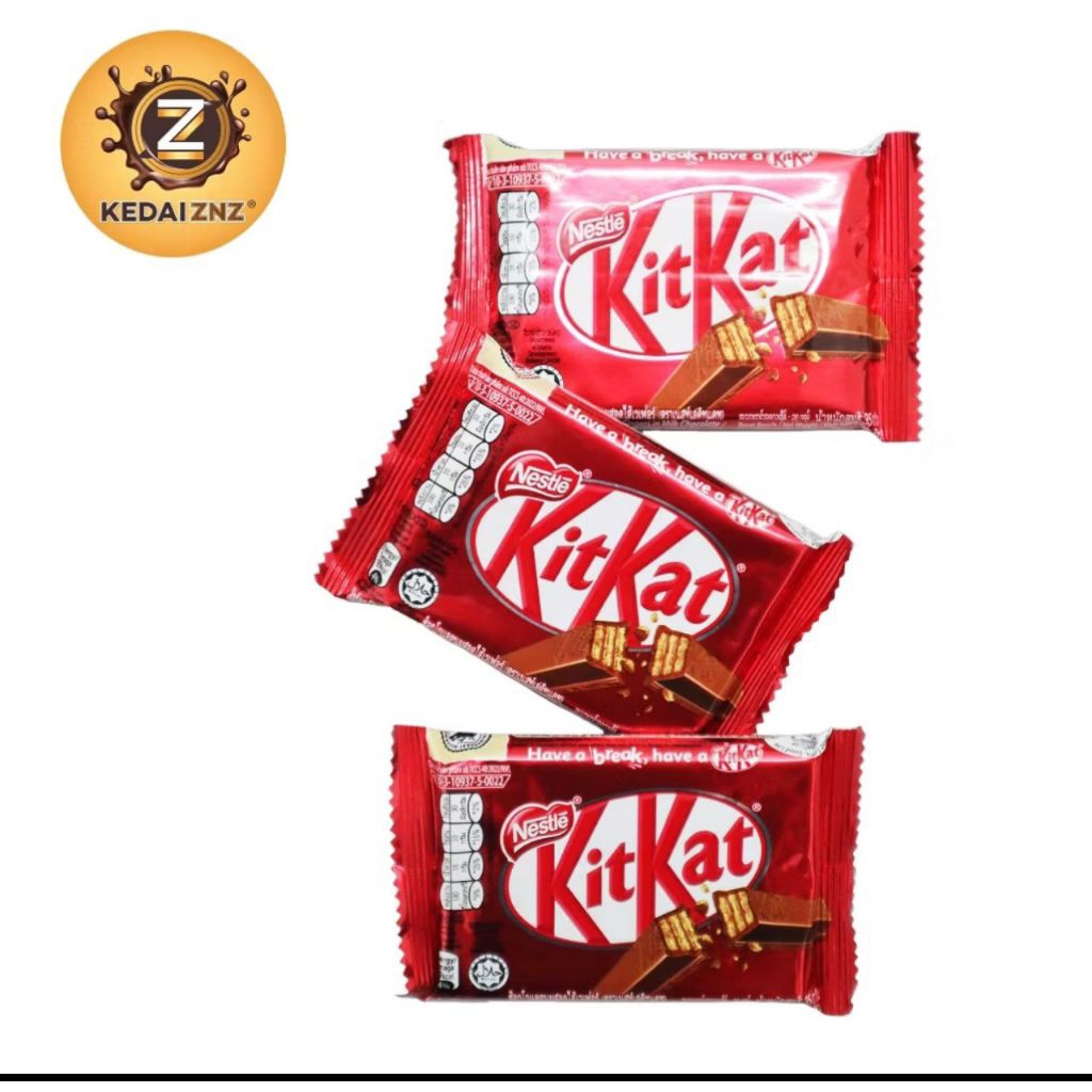 

KITKAT CHOCOLATE 4 FINGER 105G (3X35G) ORIGINAL FROM MALAYSIA
