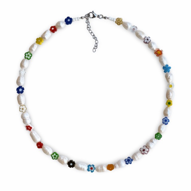 Tori necklace — beads necklace — pearl necklace