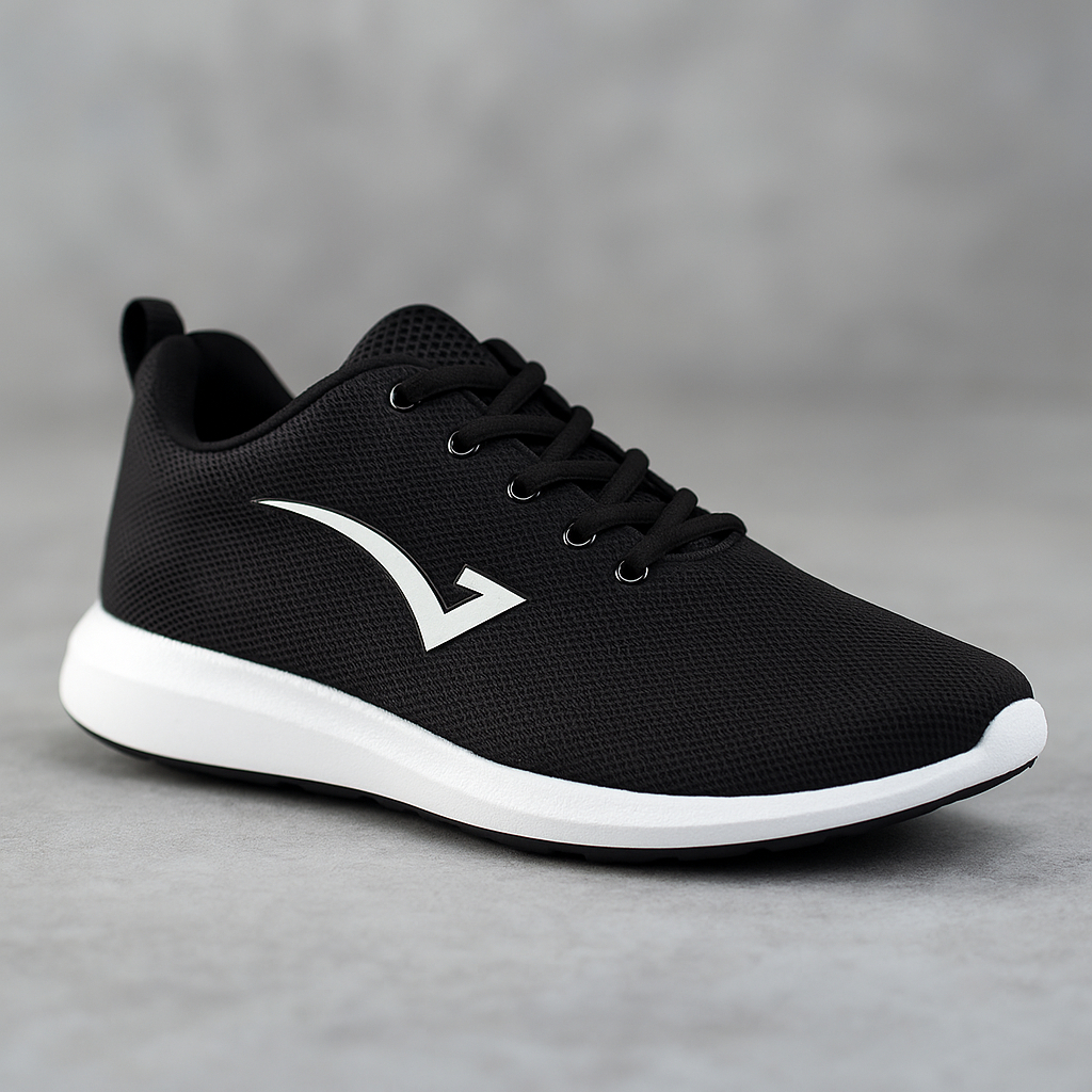 SEPATU SEKOLAH ANAK LAKI LAKI PEREMPUAN HITAM POLOS PUTIH SD SMP SMA PEREKAT TALI PRIA WANITA DEWASA