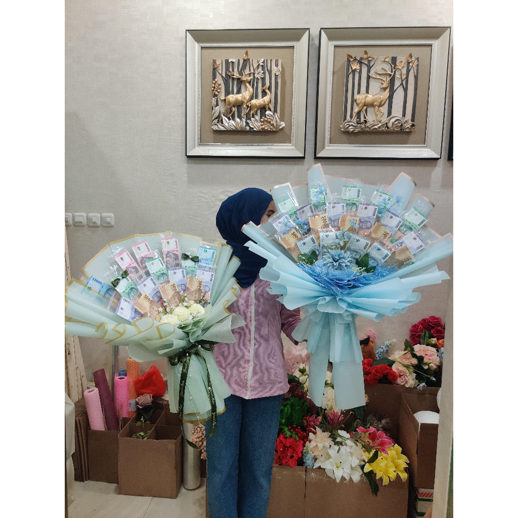 Bouquet Murah Kosongan/Bouquet Boneka Wisuda/ Money Bouquet/ Buket Uang