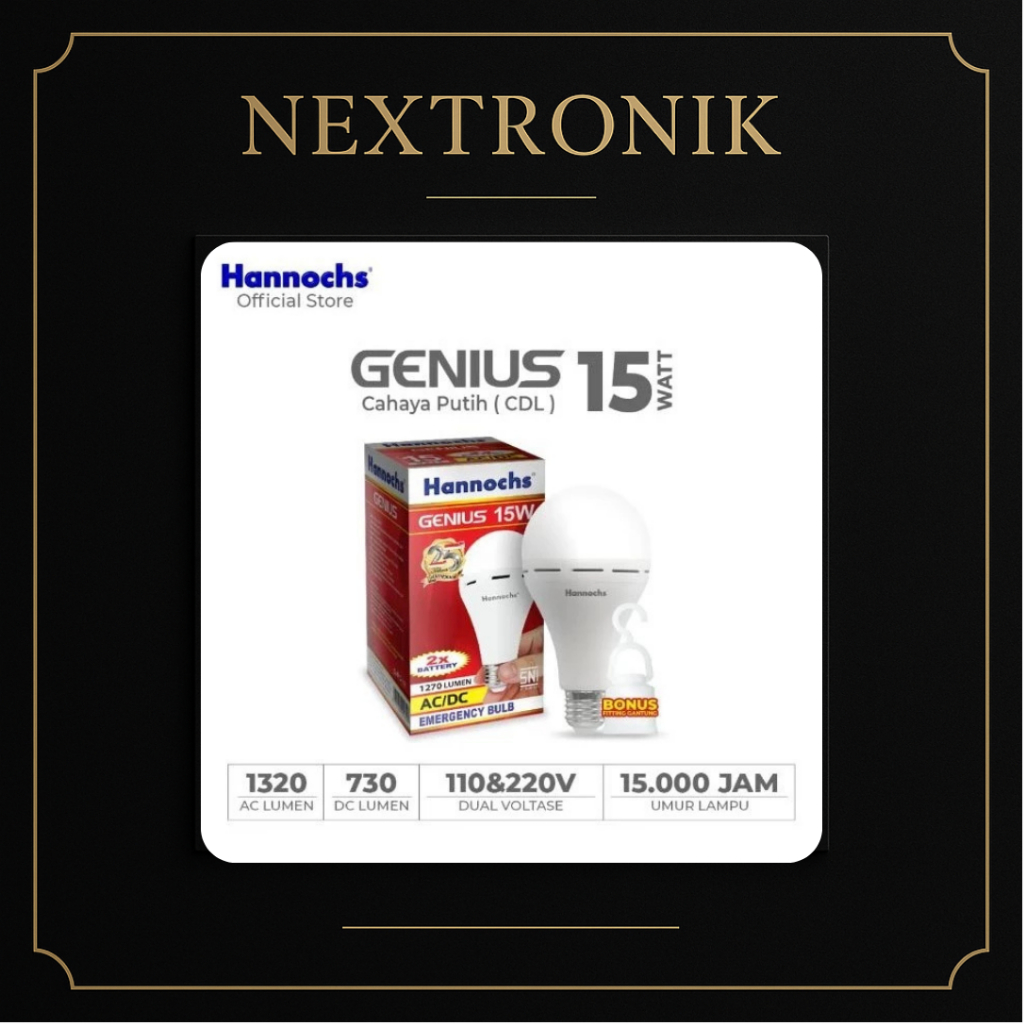 Lampu Led Hannochs Genius 15 Watt