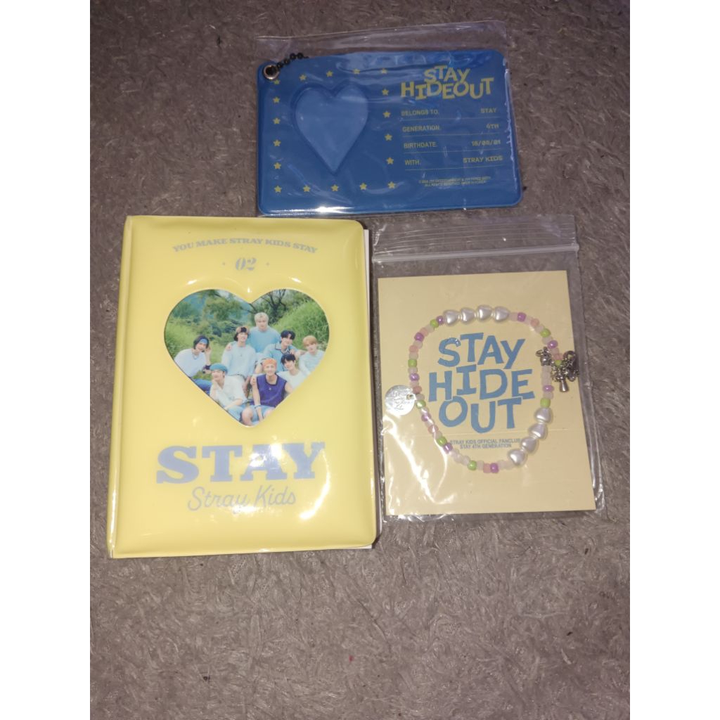 Kolbuk Fankit Stray Kids, Bracellet Fankit Stray Kids, PVC Wallet Stray Kids