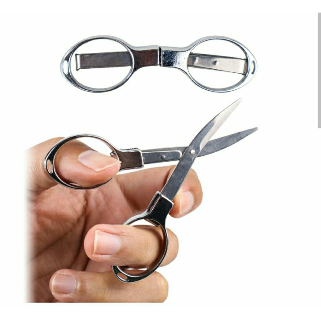 

SHUN ZI Gunting Lipat Portable Dragon Alloy Stainless Steel - JJ-001 - Silver