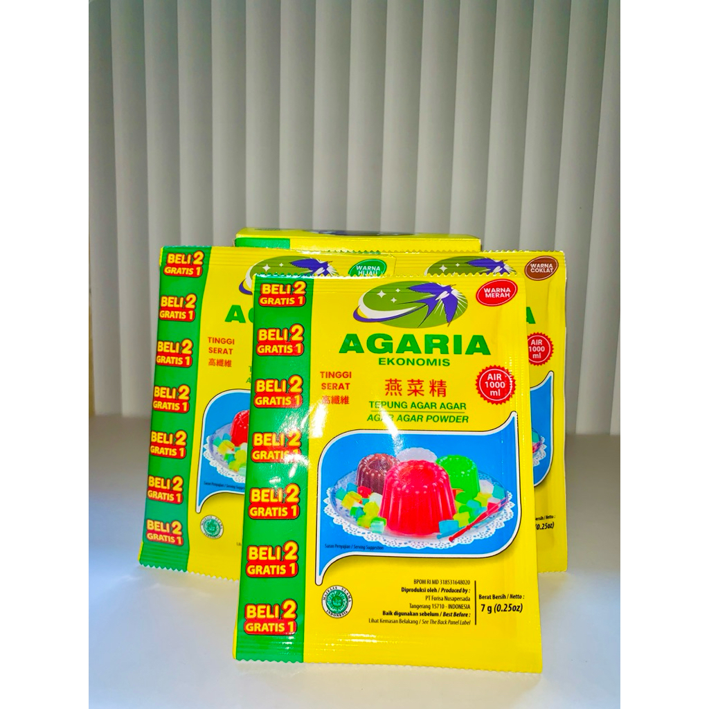 

BELI 2 GRATIS 1 FORISA AGARIA TEPUNG AGAR-AGAR 7 GR