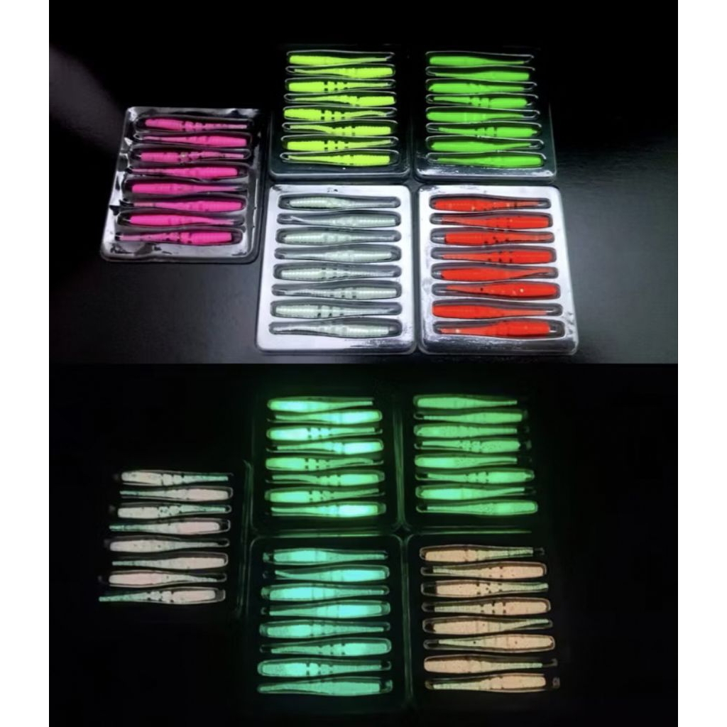 SOFTLURE ULTRALIGHT 4.2 cm FASTER LAZARUS GLOW BONUS HOOK