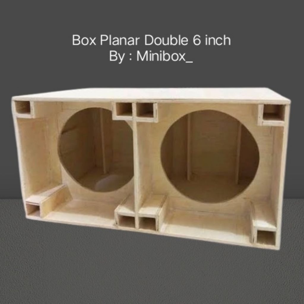 Box Speaker Planar Double 6 inch