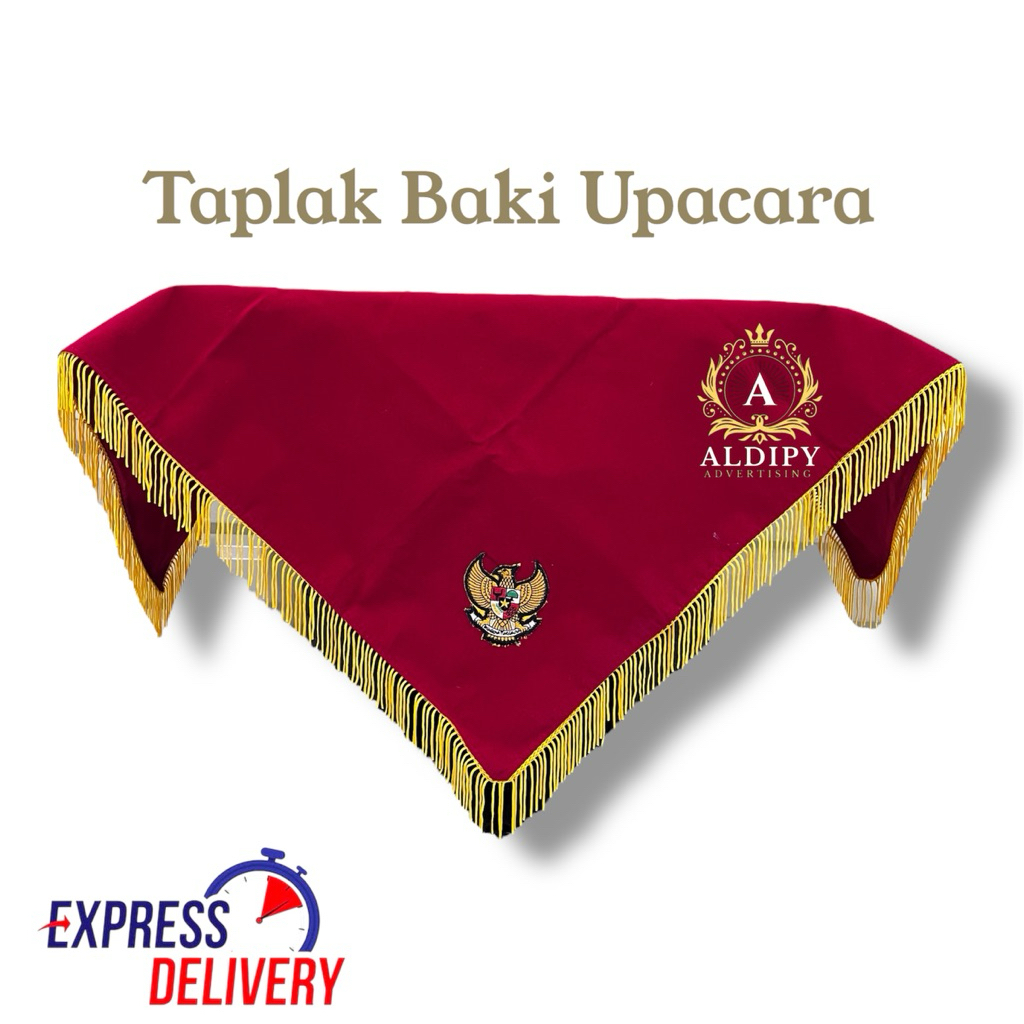 

Best Seller Alas Taplak Baki Upacara Bahan Bludru Warna Merah