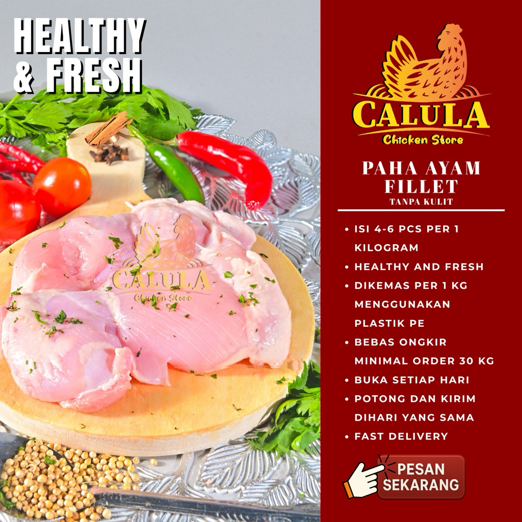 

Promo Daging Ayam Paha Fillet Boneless 1kg