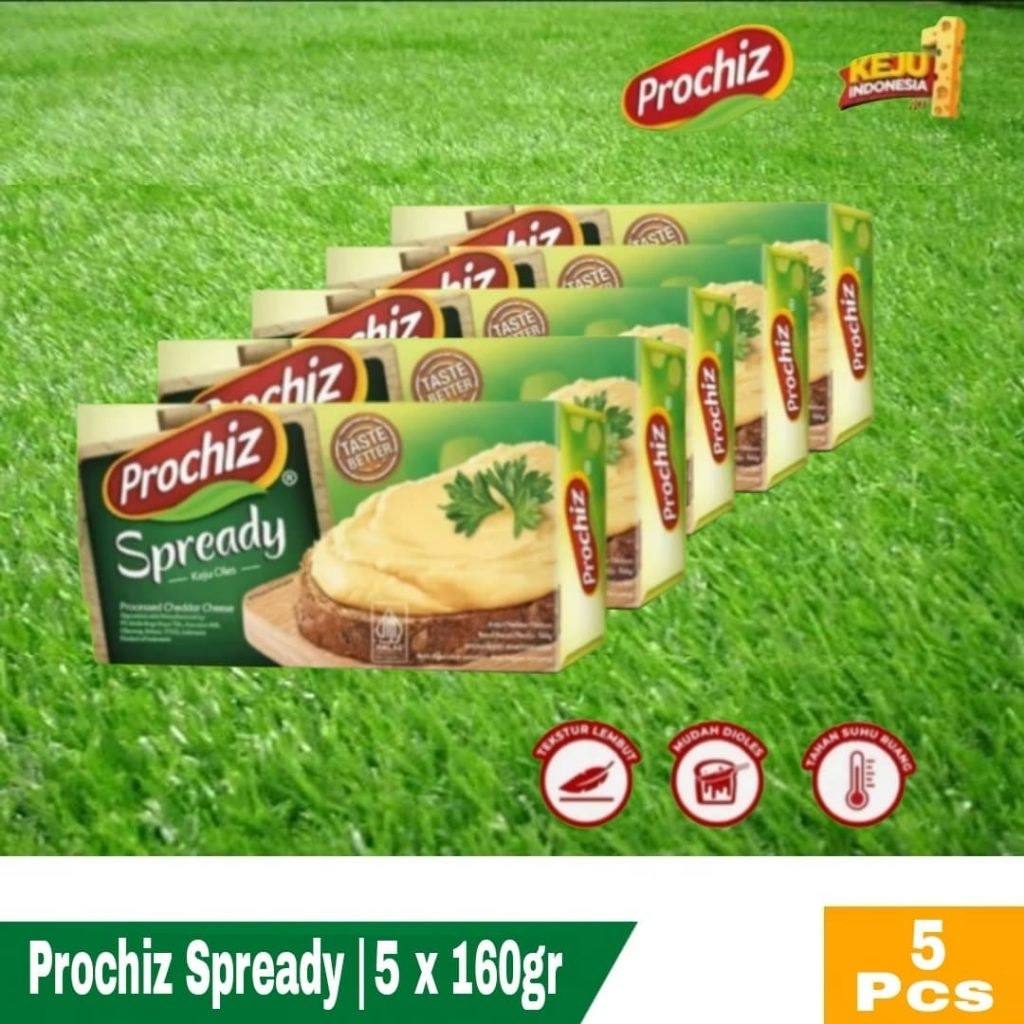 

Keju Oles Prochiz Spready 160gr x 5 | Keju Spready Prochiz