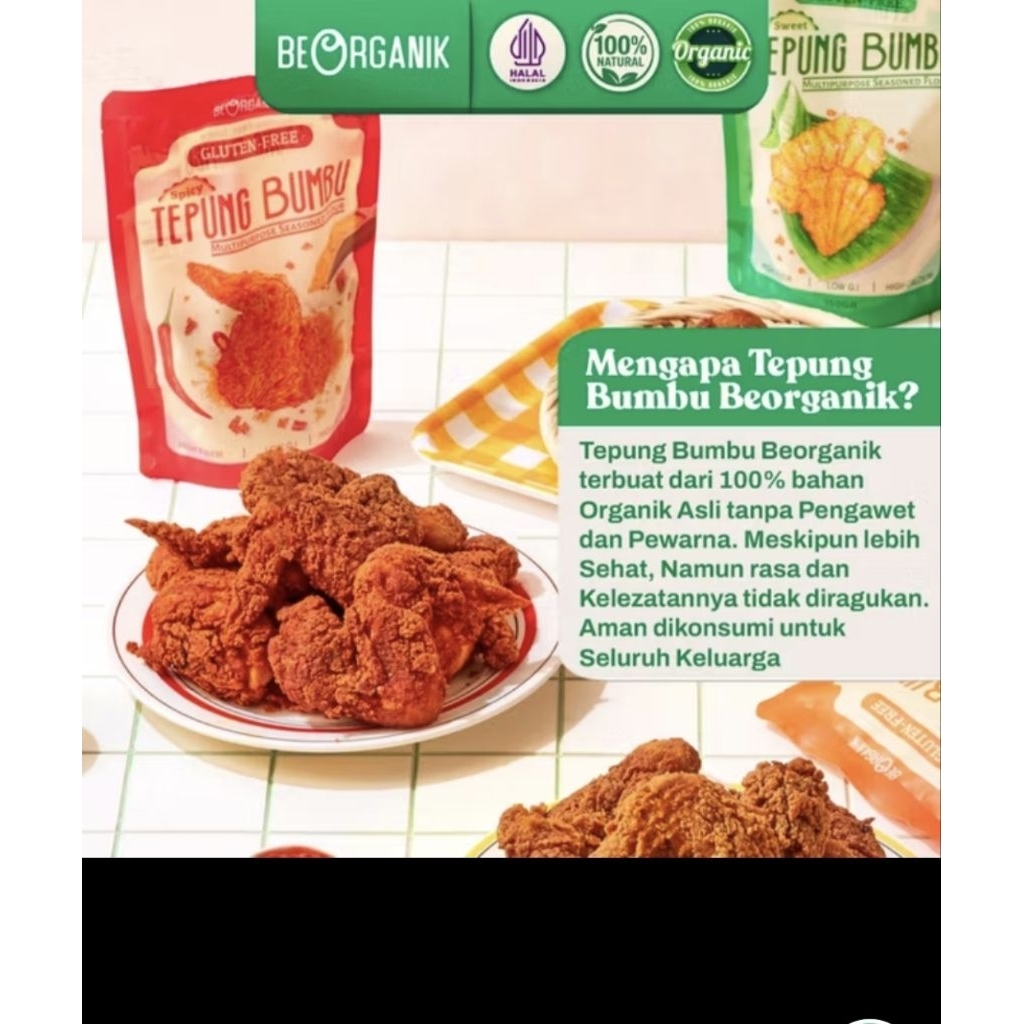 

Tepung Bumbu BeOrganik