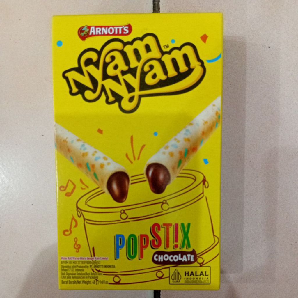 

Nyam Nyam Pop Stik Coklat 48gr 1 Pcs