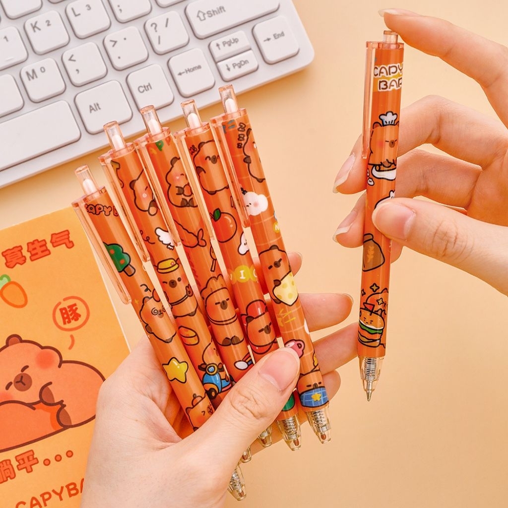 

PULPEN MOTIF Capybara LUCU 0.5MM BOLPOINT CETEK