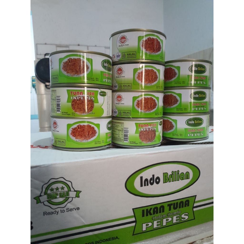 

TUNA PEPES KEMASAN KALENG 185GR HIGH QUALITY PAKET 10 KALENG EXP 2028