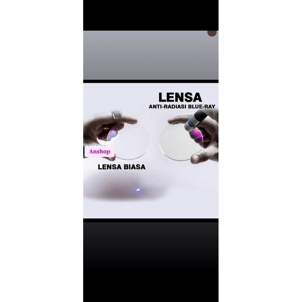 GANTI LENSA | LENSA BLURAY | Lensa Kacamata Minus/Plus/Cylinder