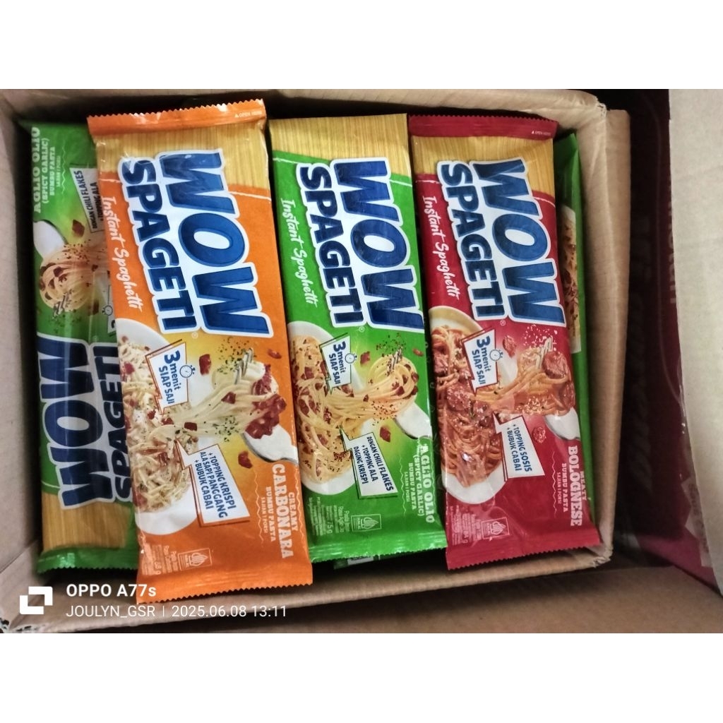 

wow spageti promo