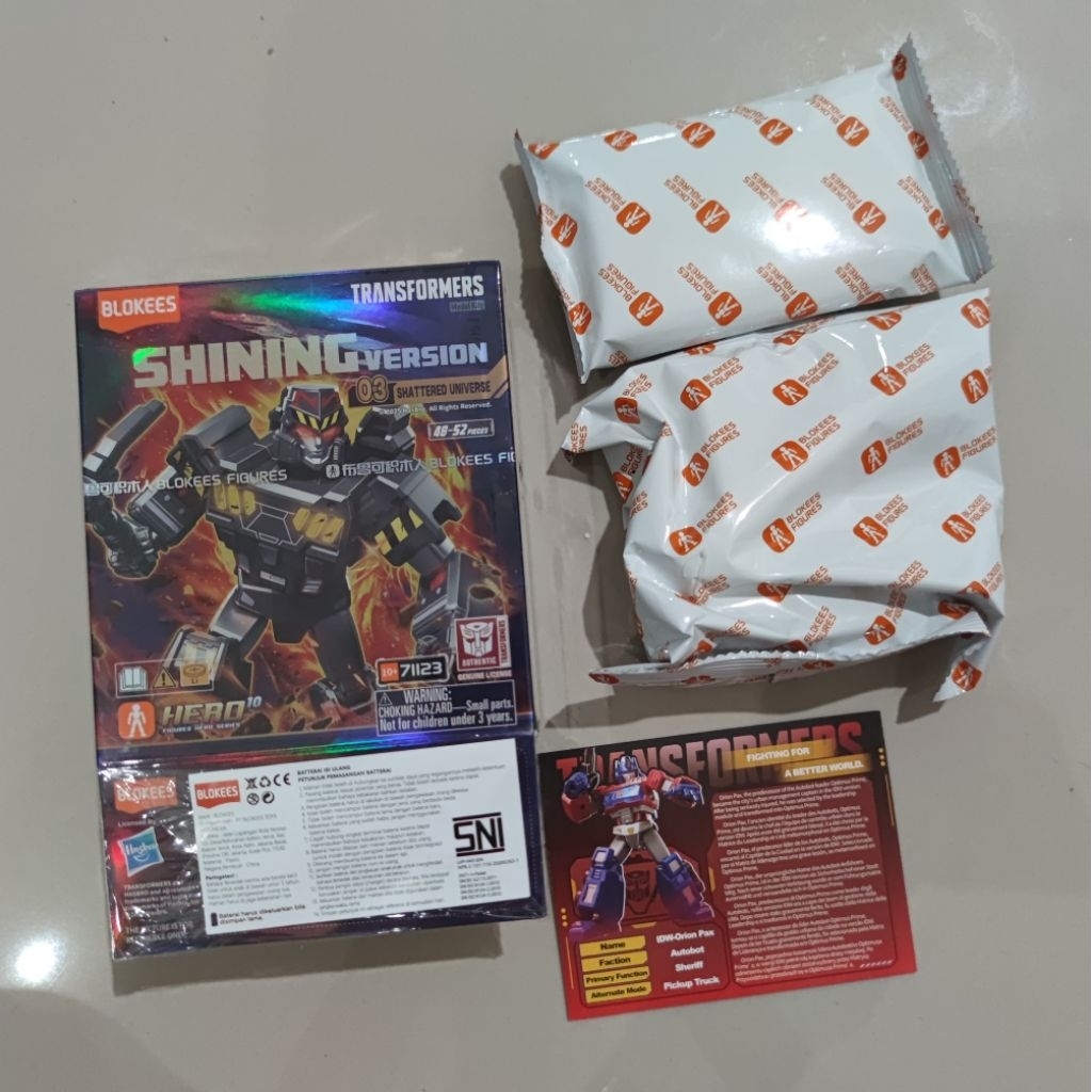 Blokees Transformers Shining Version Wave 3 Orion Pax