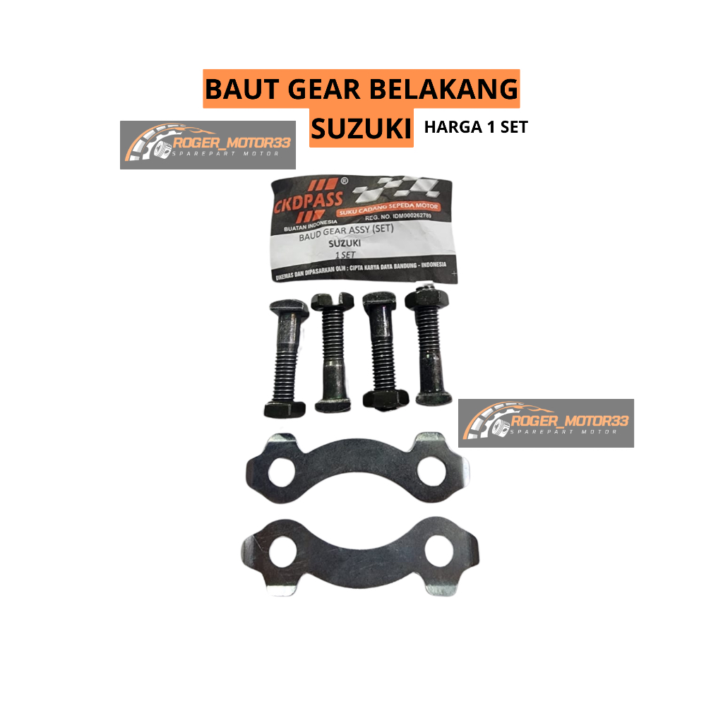 BAUT BAUD GEAR BELAKANG SUZUKI CKDPASS