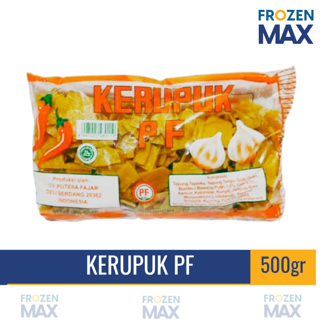 

Kerupuk PF 500gr | Keripik PF | Kerupuk Pendamping Pecal, Nasi Goreng, Gado-Gado, Mie Goreng
