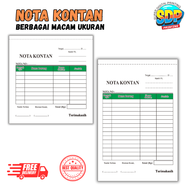 

Buku Nota Kontan / Kwitansi Pembayaran Manual – Cocok untuk Toko, Warung, Super Digital Printing