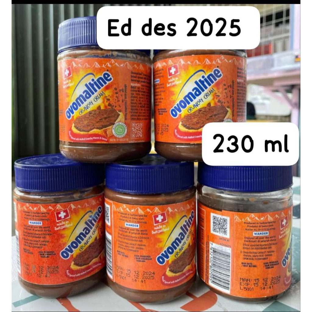 

PROMO coklat ovomaltine 230ml(segel buka dikit )